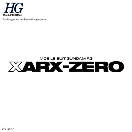 HG Mobile Suit Gundam RG XARX-ZERO NEW ITEM A (vorläufiger Name) – vorläufige Hersteller-Logografik