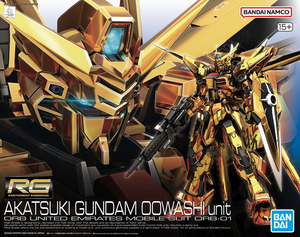 1/144 RG AKATSUKI GUNDAM OOWASHI unit approx. 14cm tall